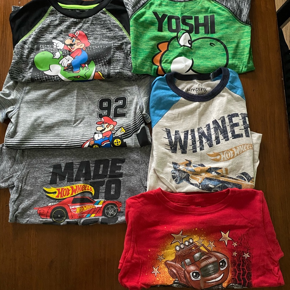 Mario hot wheels boys lot